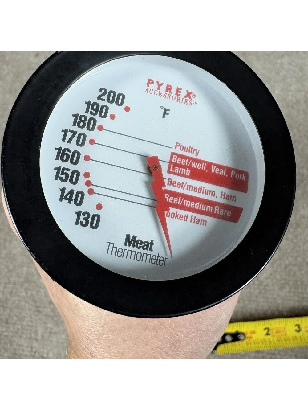 PYREX Accessories Large Dial Instant Read Thermometer Meat